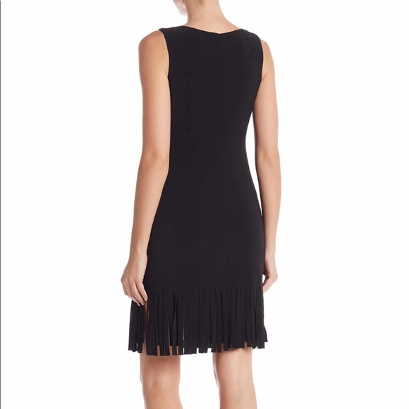 NWT! Bebe Laser Cut Fringe Dress size 12 - Picture 2 of 5